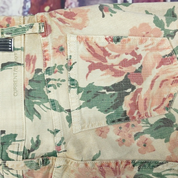 Current/Elliott "The Stiletto" Floral Print Jeans - Picture 4 of 6